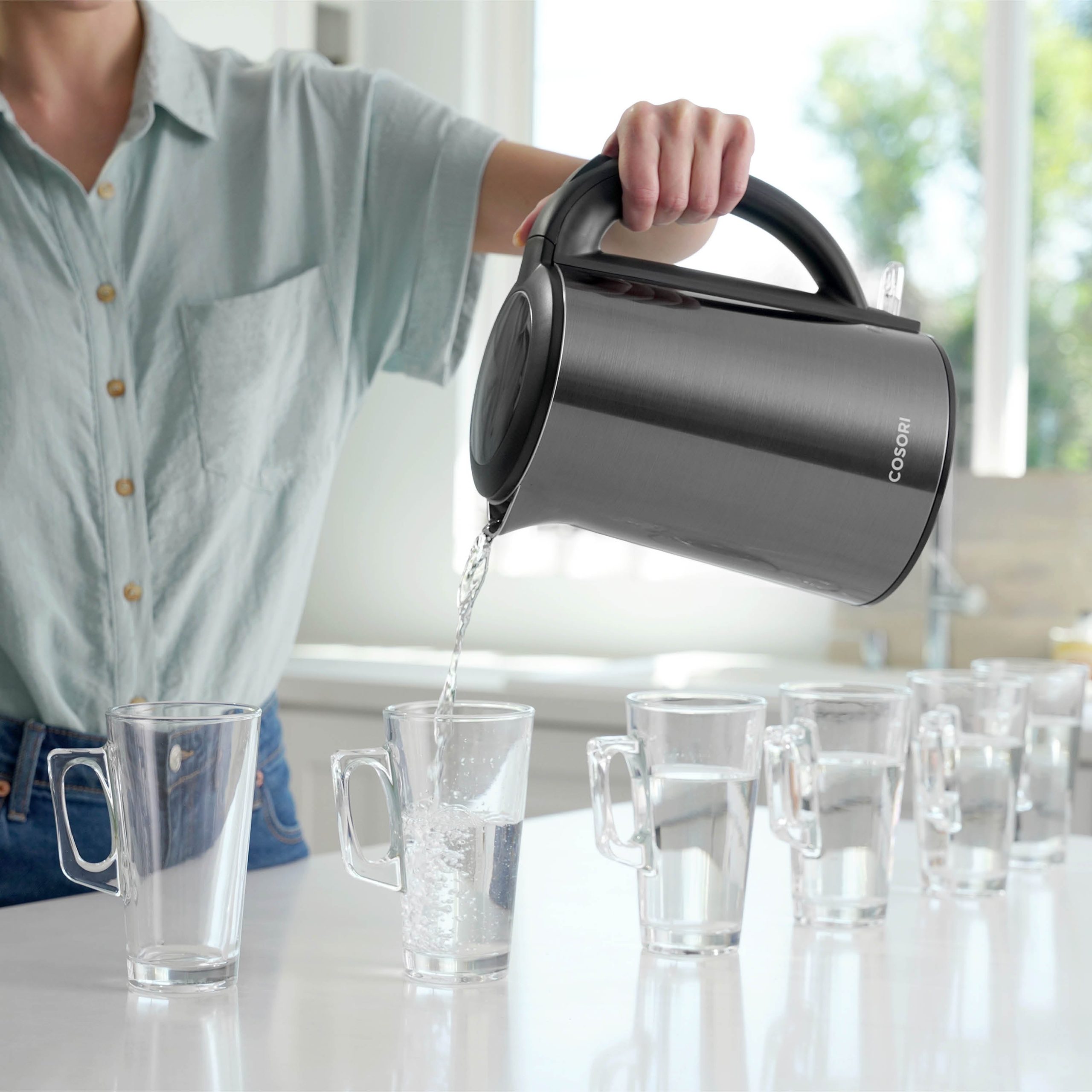 Double-Wall Stainless Steel Electric Kettle - Image 7