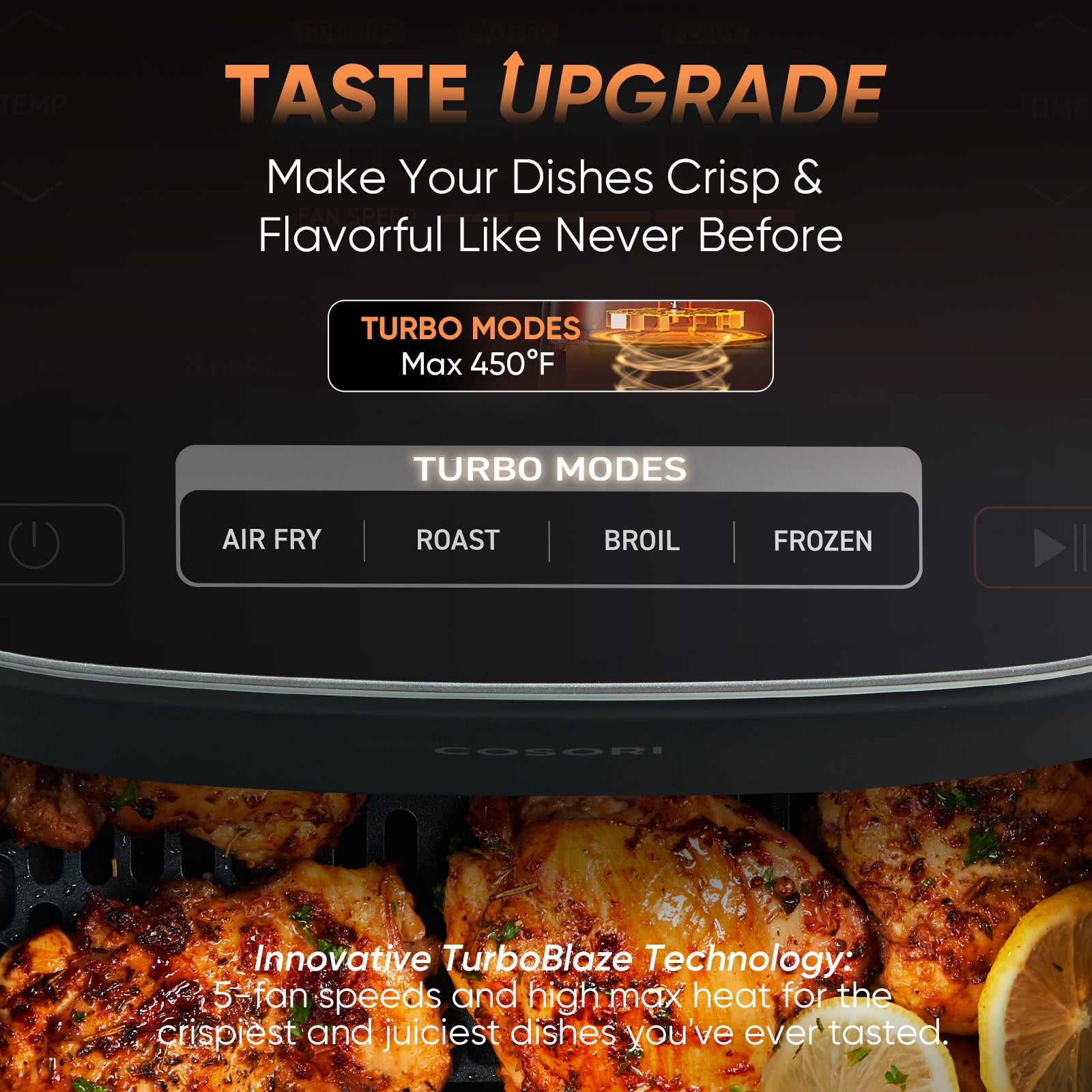 TurboBlaze™ 6.0-Quart Air Fryer - Dark Gray - Image 2