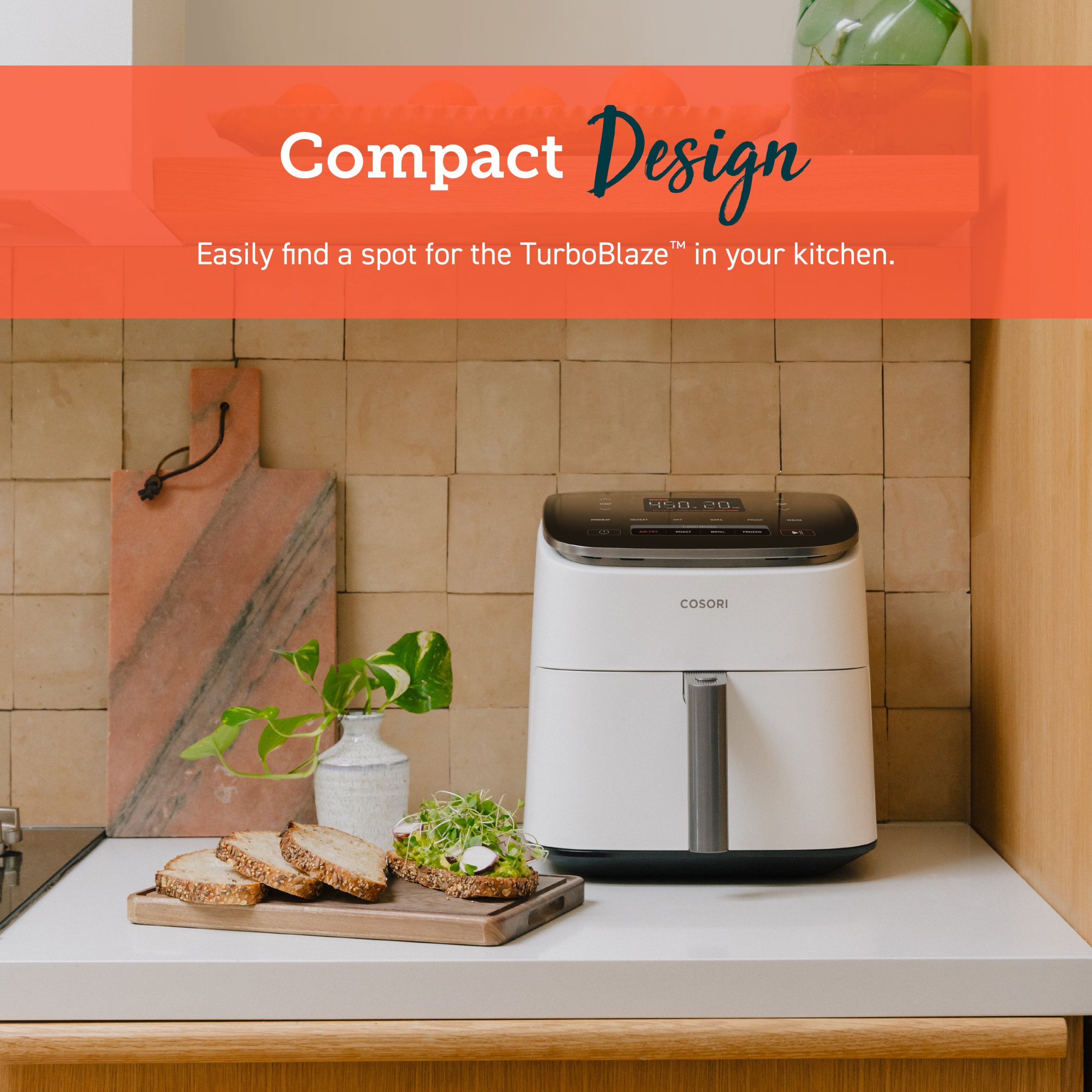 TurboBlaze™ 6.0-Quart Smart Air Fryer - Cream - Image 7